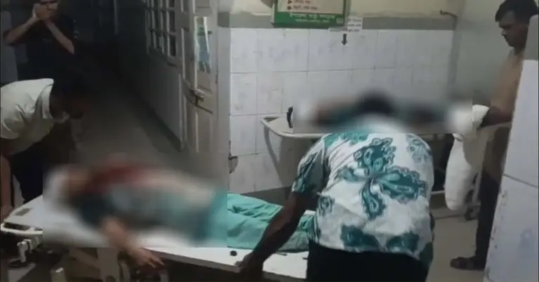 নিহত দু’জনের মরদেহ